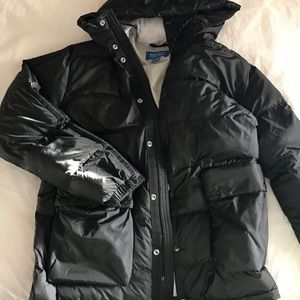 adidas Originals Black Padded Parka/Coat